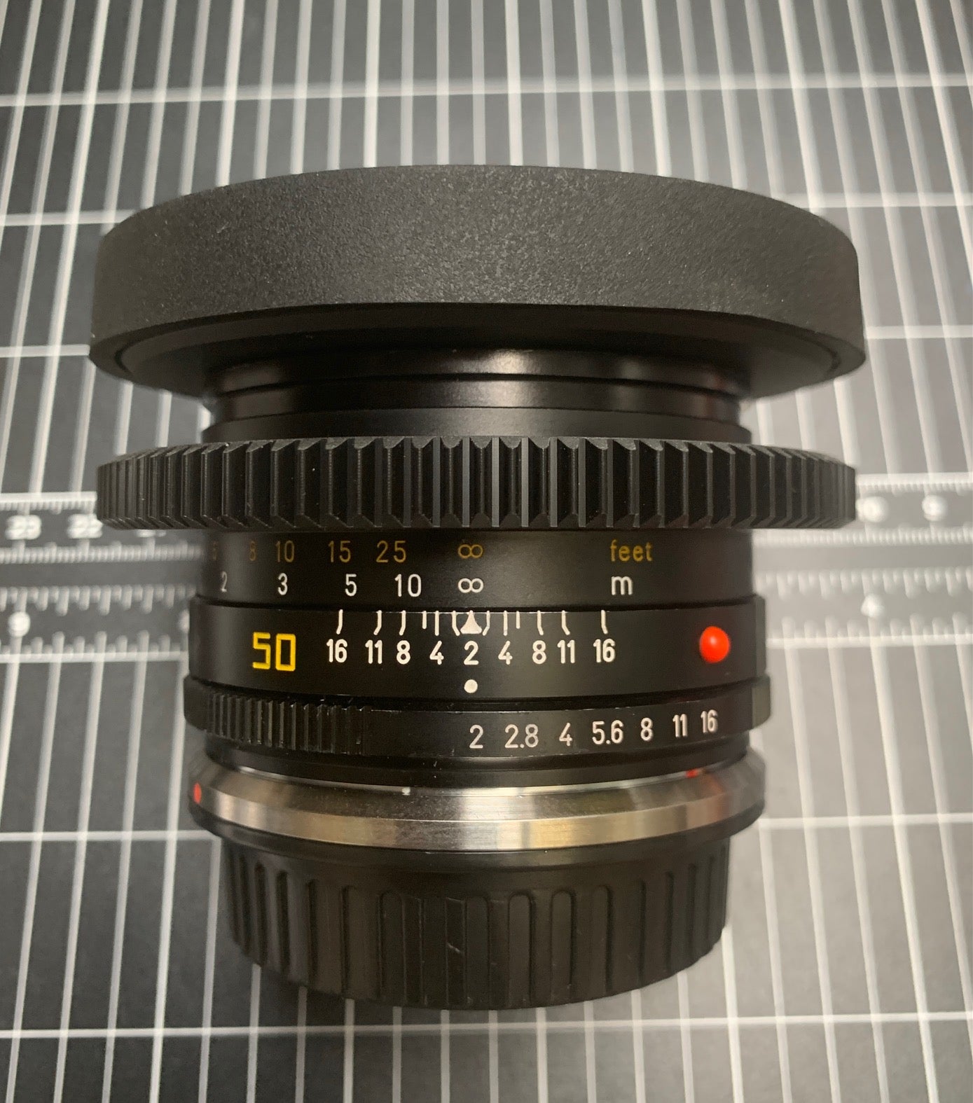 LEICA R 35mm F2 SUMMICRON-R CINE-LENS (Late '70s) in Canon EF