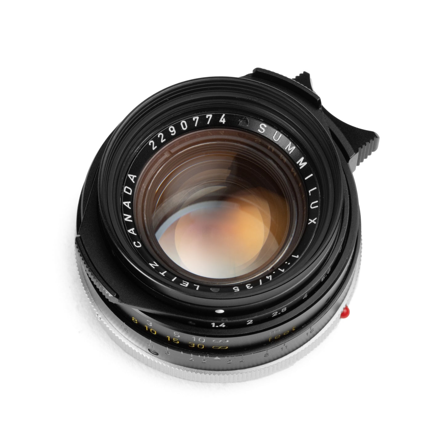 Leica 35mm f/1.4 Summilux INFINITY LOCK Black Lens in Box *Recent CLA*