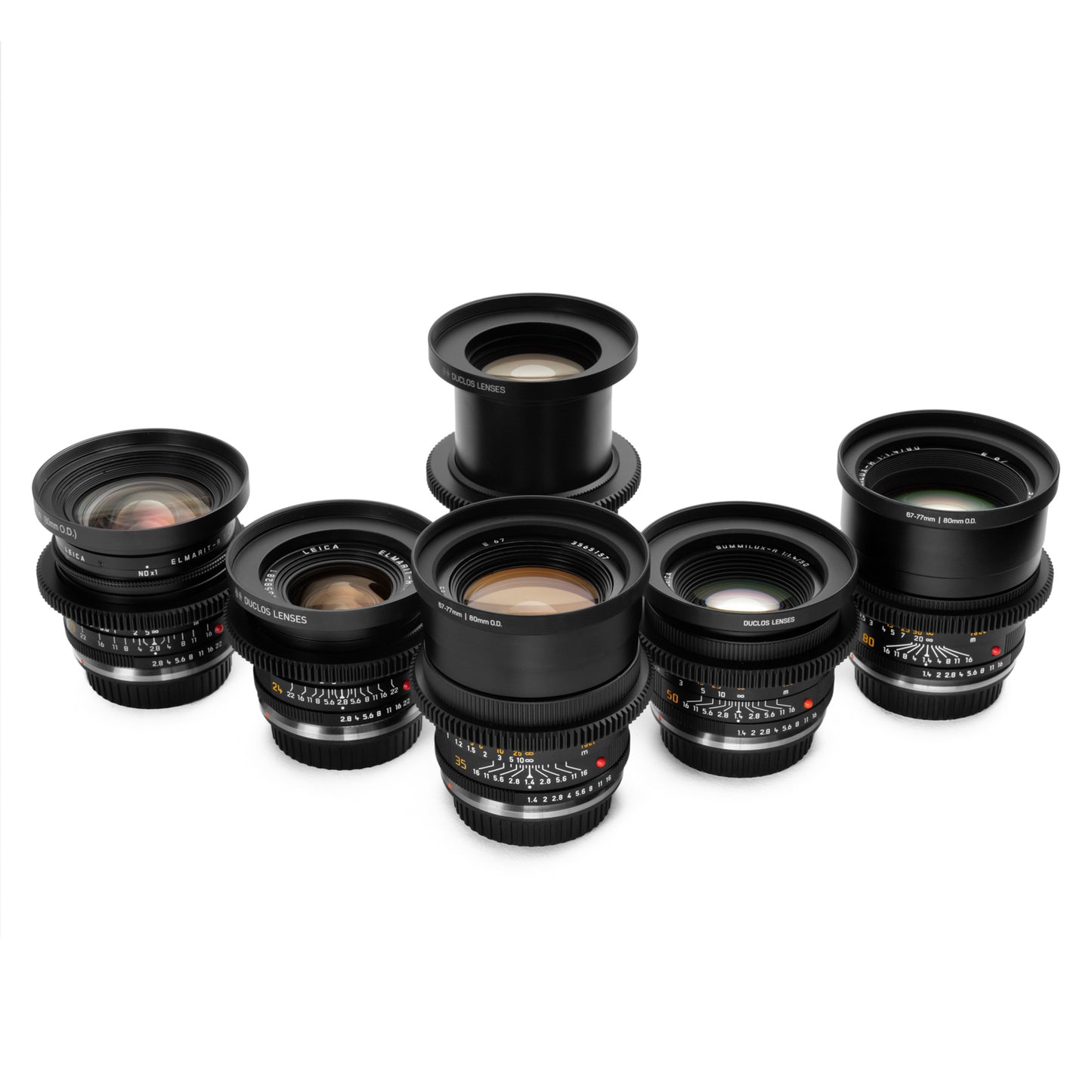 6-LENS LEICA R SUMMILUX+ Canon EF DREAM CINESET (1990s)
