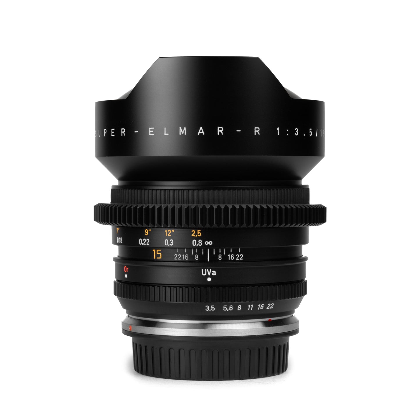 Leica R 15mm F3.5 SUPER-ELMAR-R Lens #321... Duclos Cine-Mod in EF