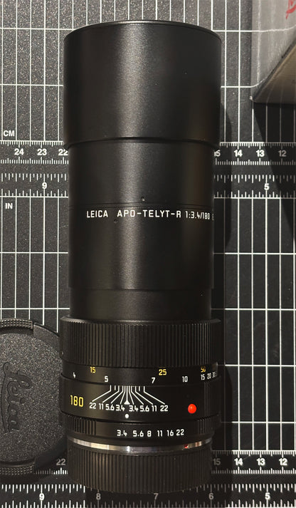 LEICA R 180mm F3.4 APO-TELYT-R ROM 1990s Lens #3680337
