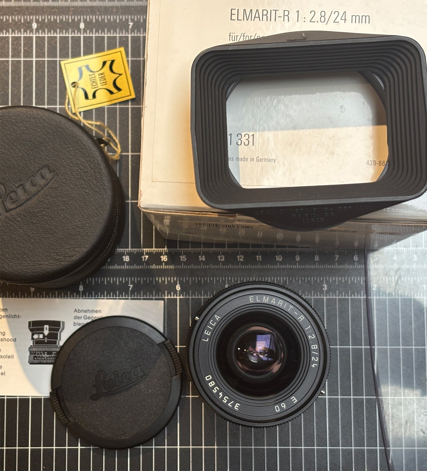 LEICA R 24mm F2.8 ELMARIT-R ROM 1990s Lens #3754580