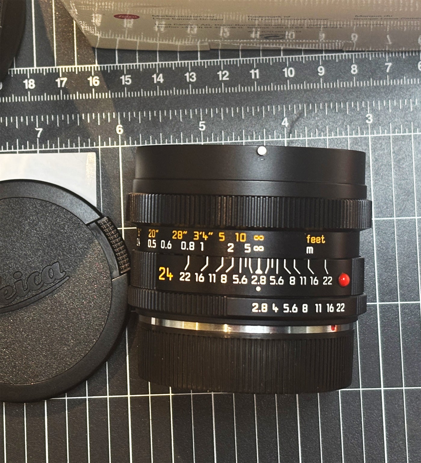 LEICA R 24mm F2.8 ELMARIT-R ROM 1990s Lens #3754580