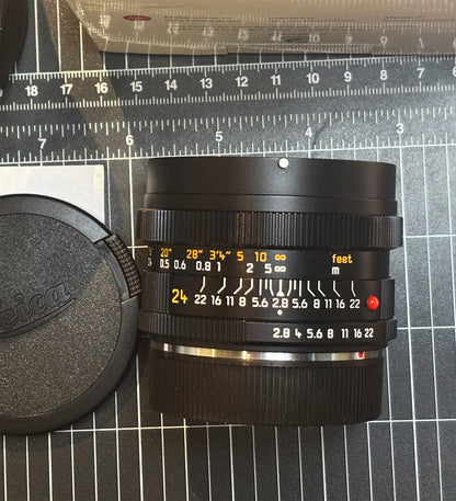 LEICA R 24mm F2.8 ELMARIT-R ROM 1990s Lens #3754580