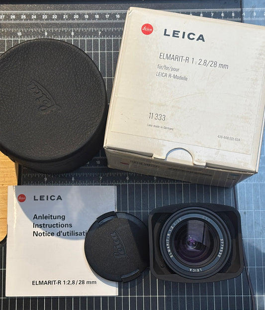 LEICA R 28mm F2.8 ELMARIT-R V2 ROM 1990s Lens #3779530