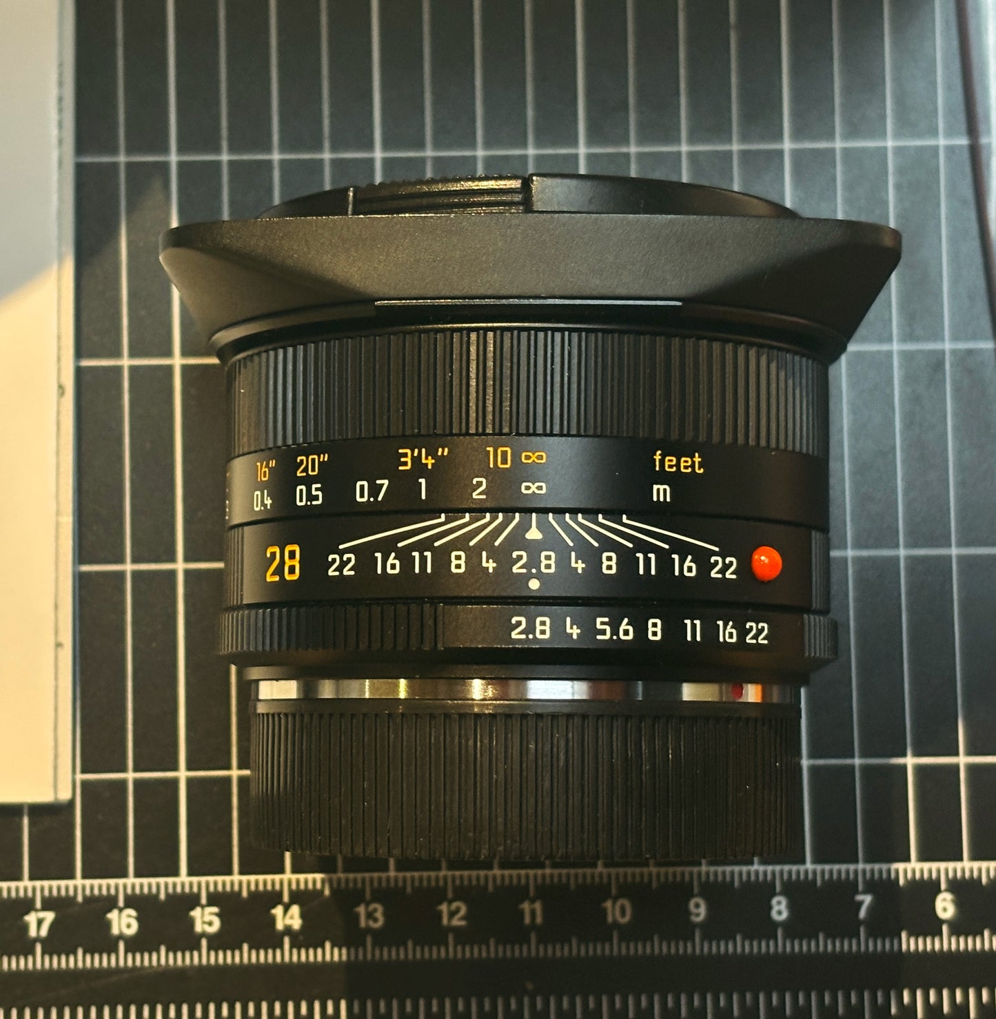 LEICA R 28mm F2.8 ELMARIT-R V2 ROM 1990s Lens #3779530