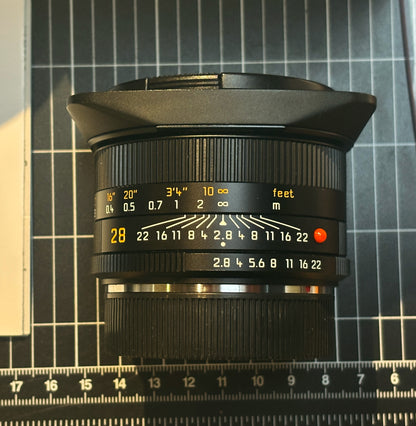 LEICA R 28mm F2.8 ELMARIT-R V2 ROM 1990s Lens #3779530