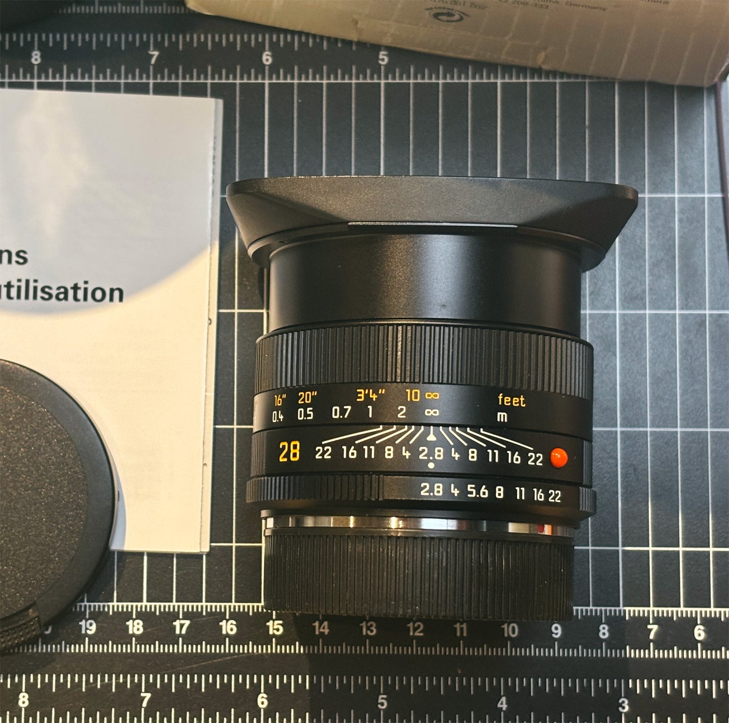 LEICA R 28mm F2.8 ELMARIT-R V2 ROM 1990s Lens #3779530