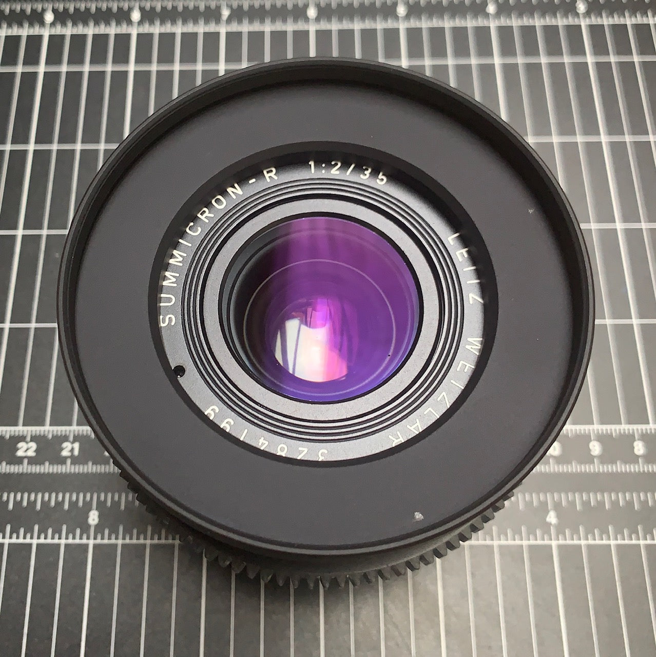 LEICA R 35mm F2 SUMMICRON-R CINE-LENS (Late '70s) in Canon EF