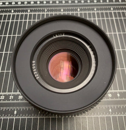 LEICA R 35mm F2 SUMMICRON-R CINE-LENS (Late '70s) in Canon EF