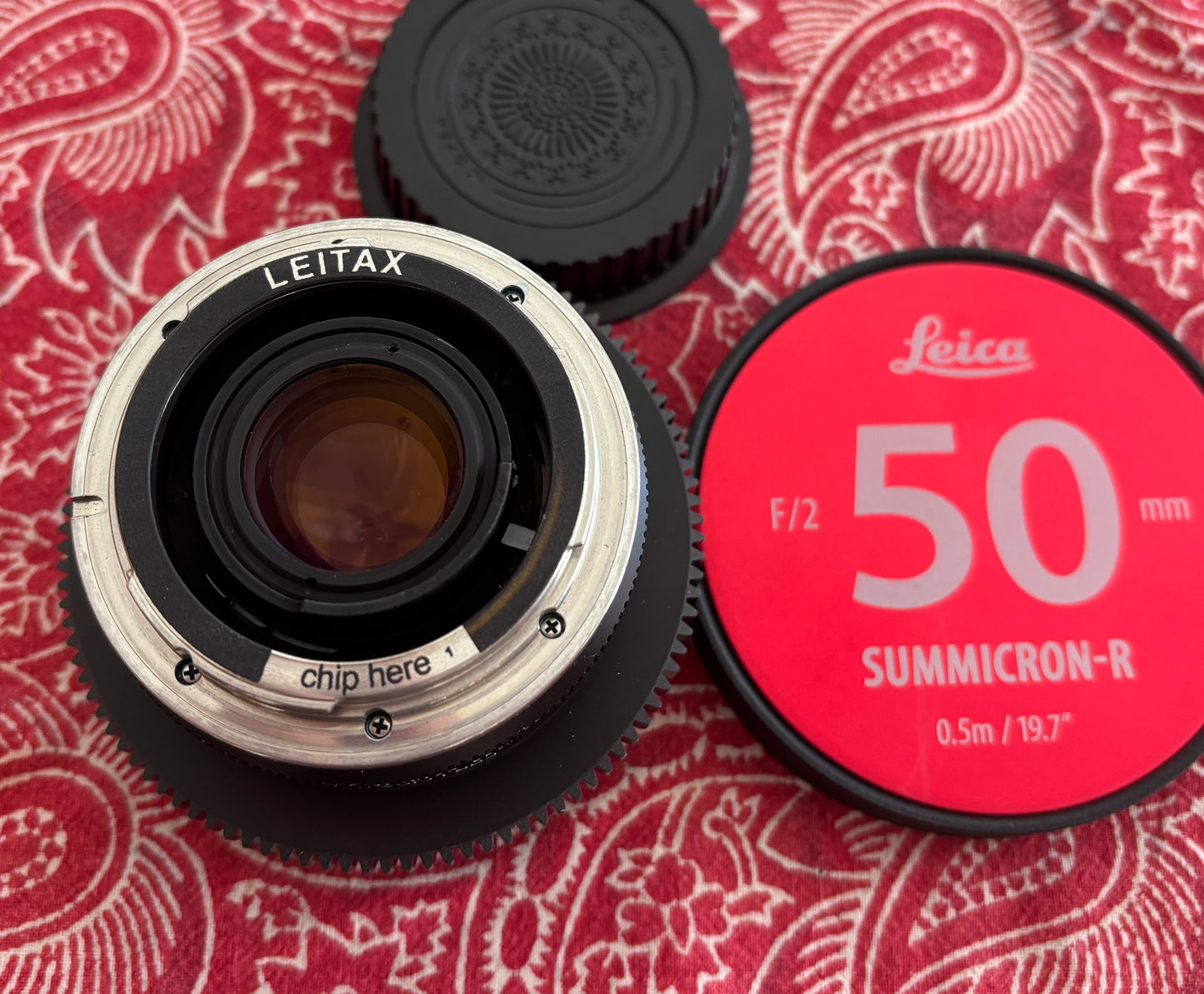 LEICA R 50mm F2 Summicron-R Duclos Cine-Mod Canon EF Lens