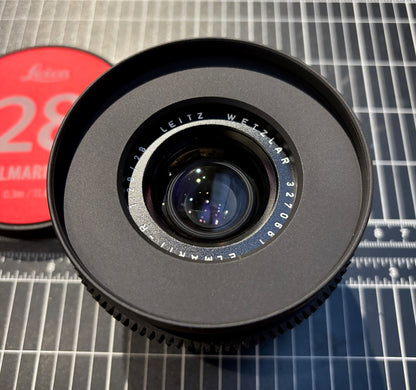 Leica R 28mm F2.8 ELMARIT-R V1  1980s Lens #327... Recent CLA + Duclos Cine-Mods in EF