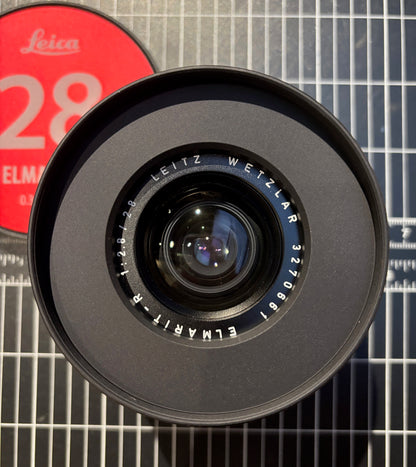 Leica R 28mm F2.8 ELMARIT-R V1  1980s Lens #327... Recent CLA + Duclos Cine-Mods in EF