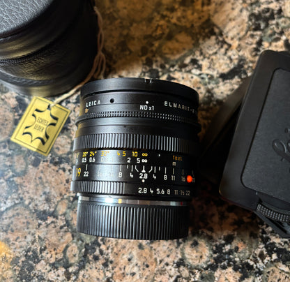 LEICA R 19mm F2.8 ELMARIT-R ROM V2 Lens in EXC+