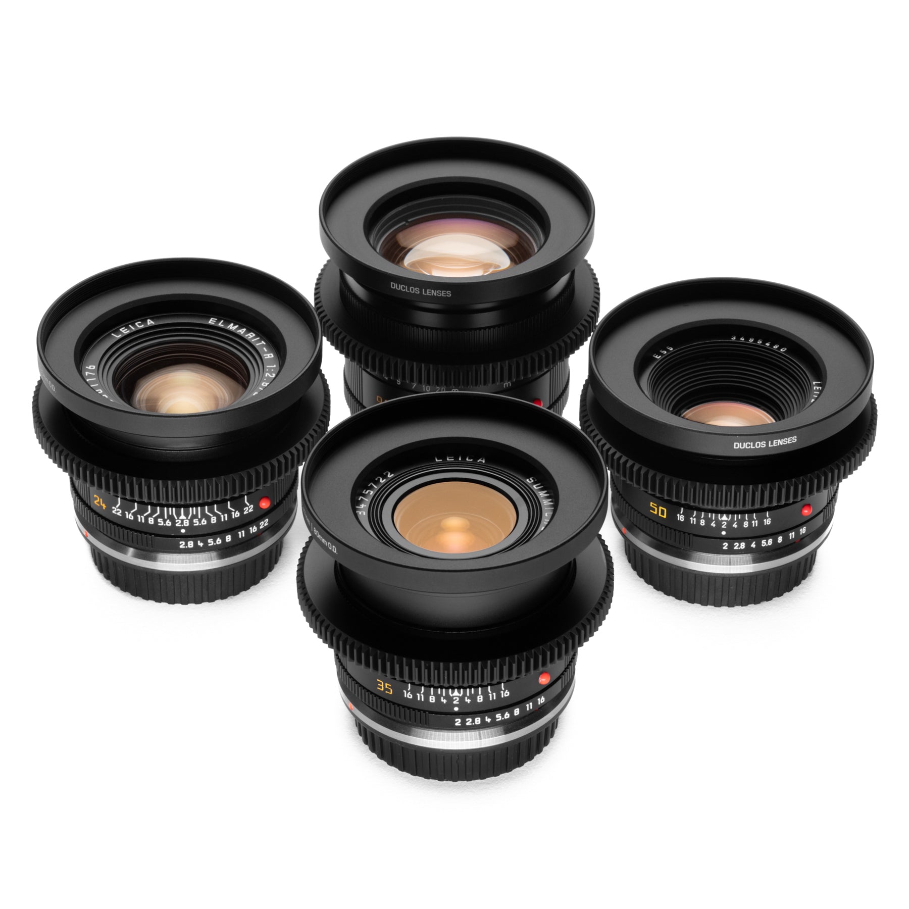 4-LENS LEICA R SUMMICRON+ EF CINESET (Late '80s) – OPTICAL BRILLIANCE