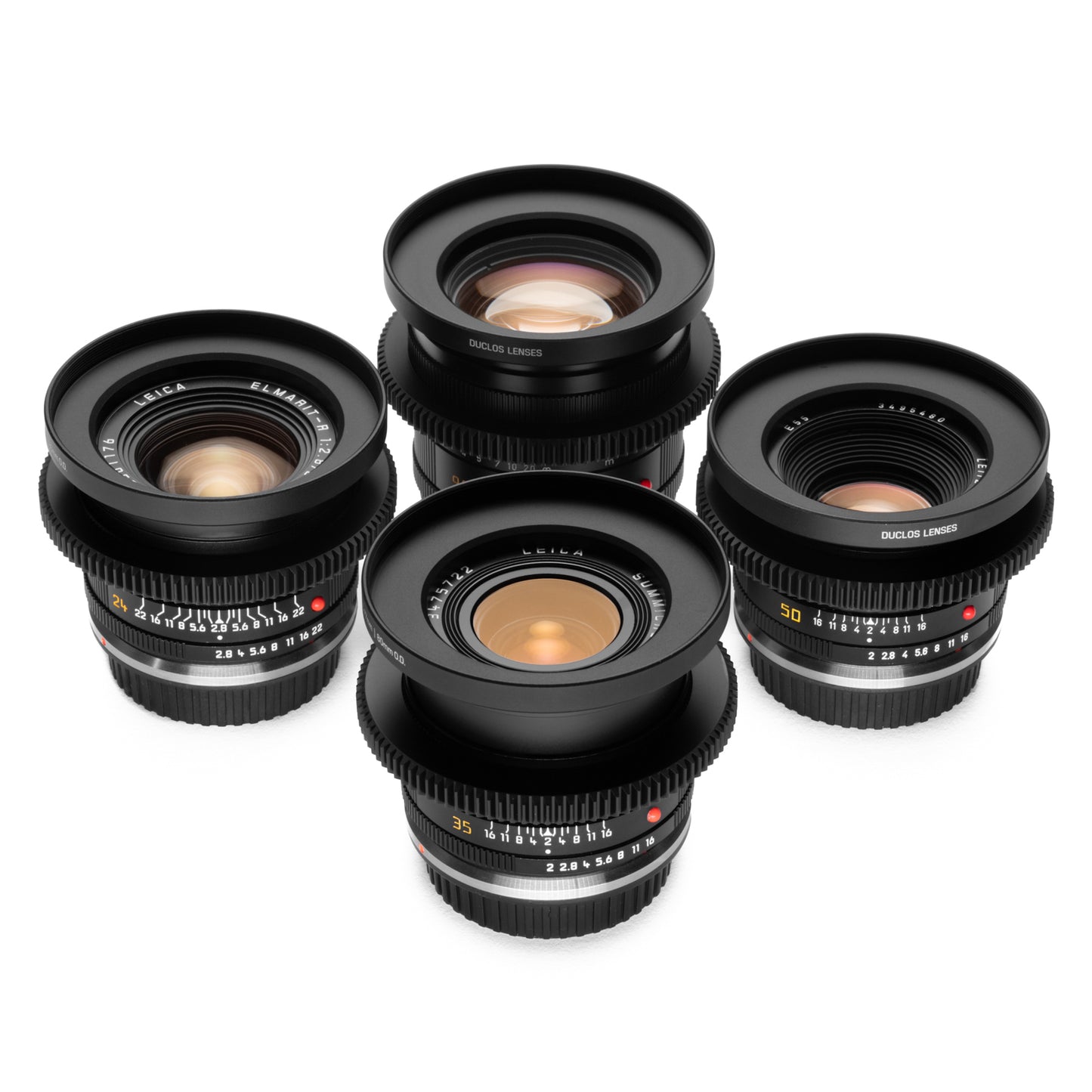 4-LENS LEICA R SUMMICRON+ EF CINESET (Late '80s)