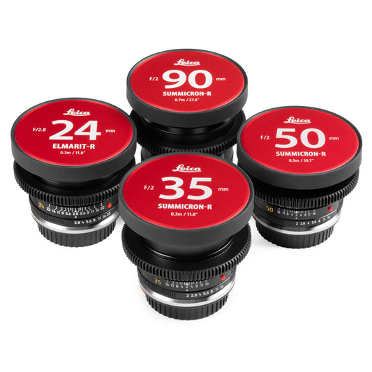 4-LENS LEICA R SUMMICRON+ EF CINESET (Late '80s)