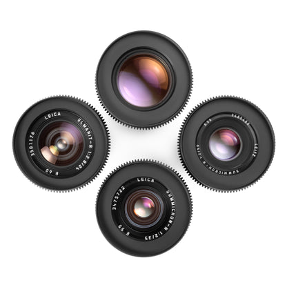 4-LENS LEICA R SUMMICRON+ EF CINESET (Late '80s)