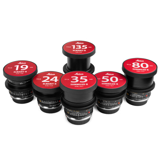 6-LENS LEICA R SUMMILUX+ Canon EF DREAM CINESET (1990s)