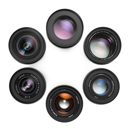 6-LENS LEICA R SUMMILUX+ Canon EF DREAM CINESET (1990s)