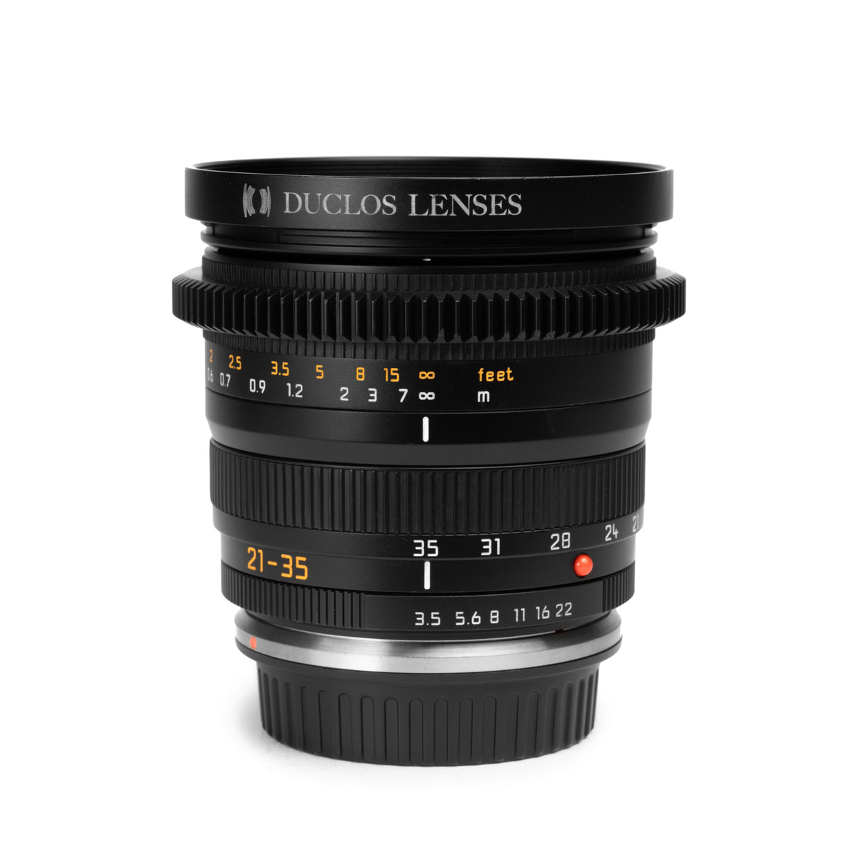 LEICA R 21-35mm F3.5-F4 VARIO-ELMAR-R ROM Duclos Cine-Mod in Canon EF