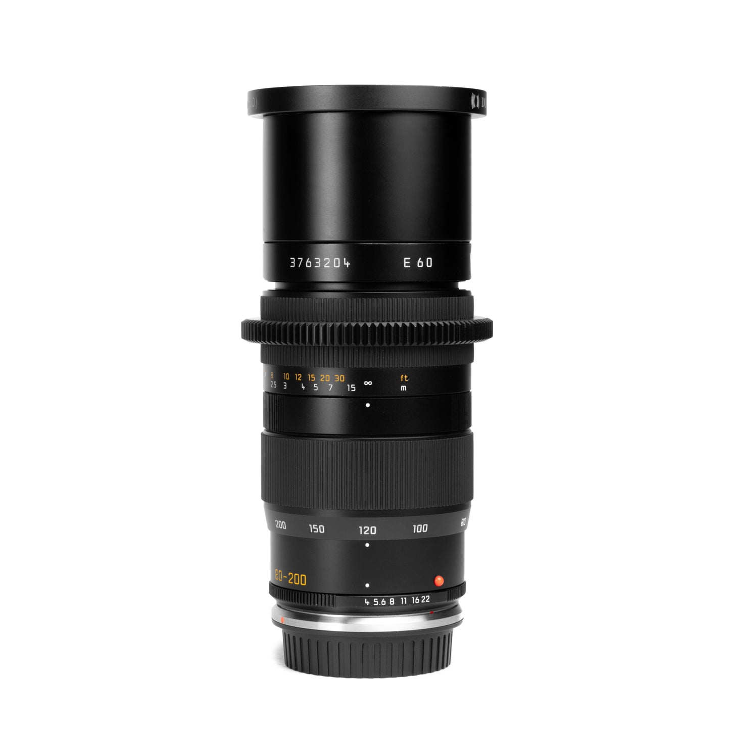 Leica R 80-200/4 ROM Zoom Lens w/Duclos Cinemods in EF Mount