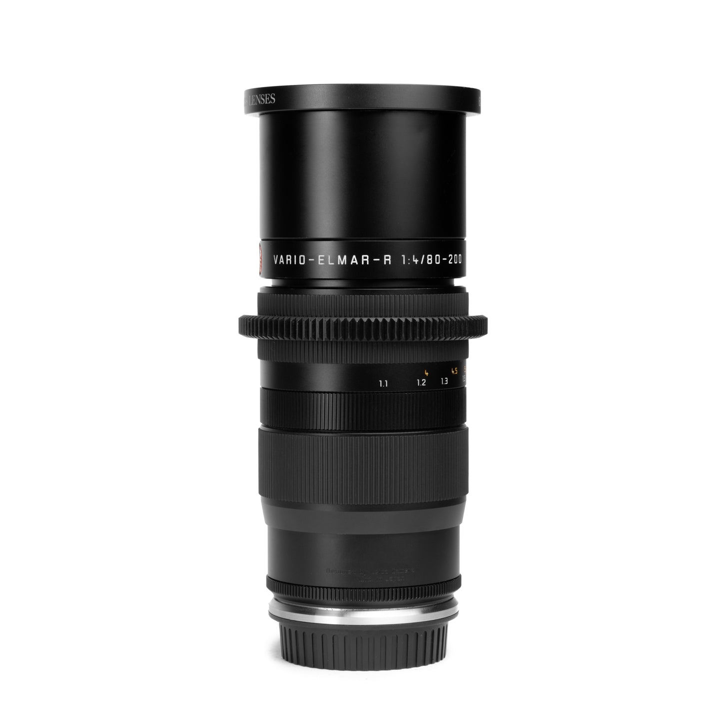 Leica R 80-200/4 ROM Zoom Lens w/Duclos Cinemods in EF Mount