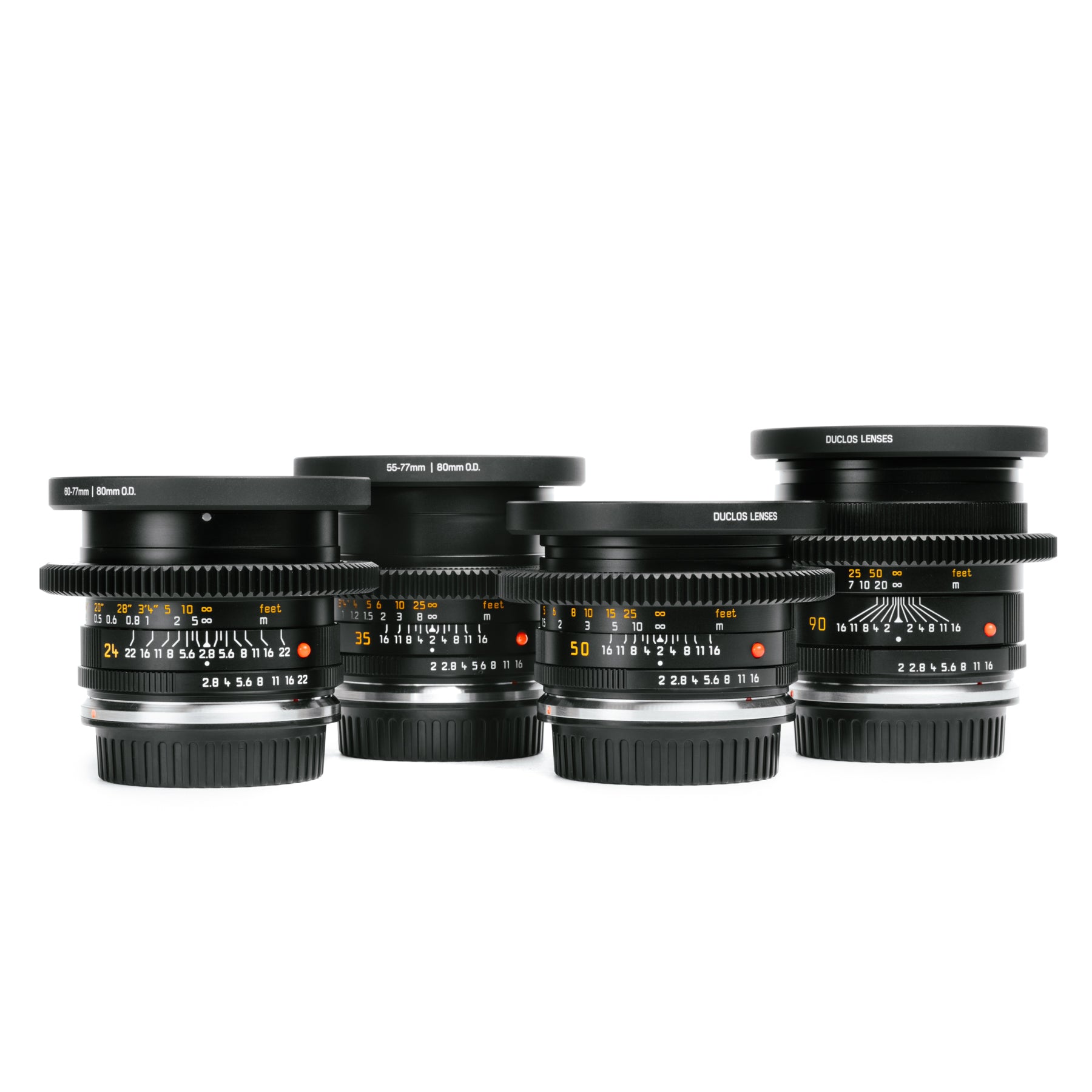 4-LENS LEICA R EF CINESET (1990s) – OPTICAL BRILLIANCE