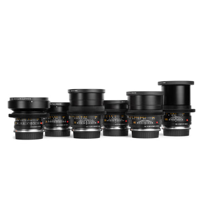 6-LENS LEICA R SUMMILUX+ Canon EF CINESET (1980s)