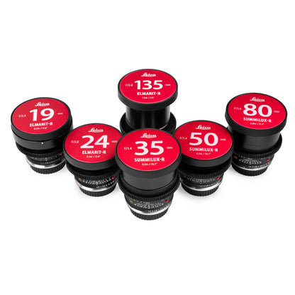 6-LENS LEICA R SUMMILUX+ Canon EF CINESET (1980s)