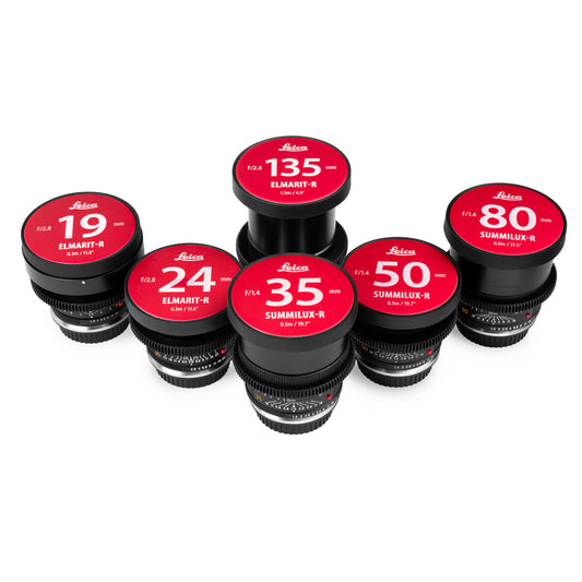 6-LENS LEICA R SUMMILUX+ Canon EF CINESET (1980s)