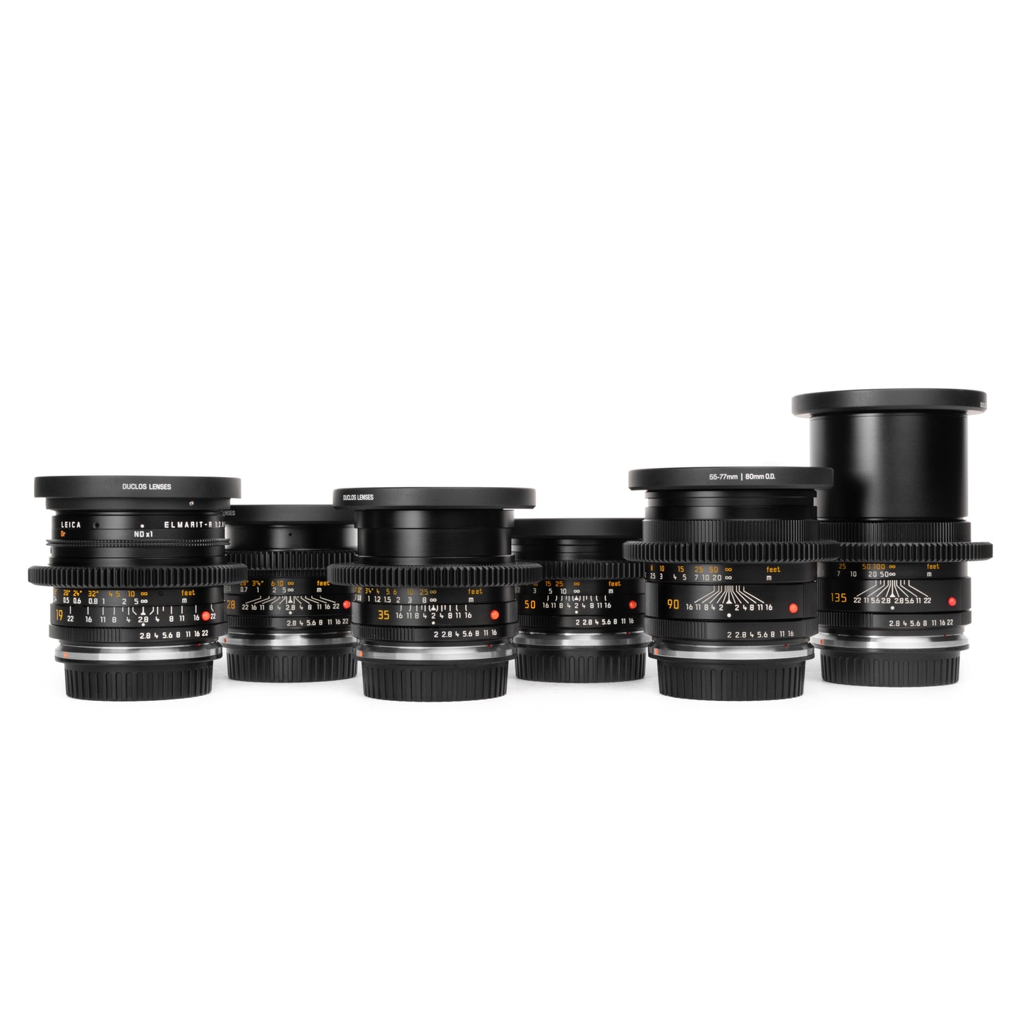 6-LENS LEICA R SUMMICRON+ Canon EF CINESET (1990s)