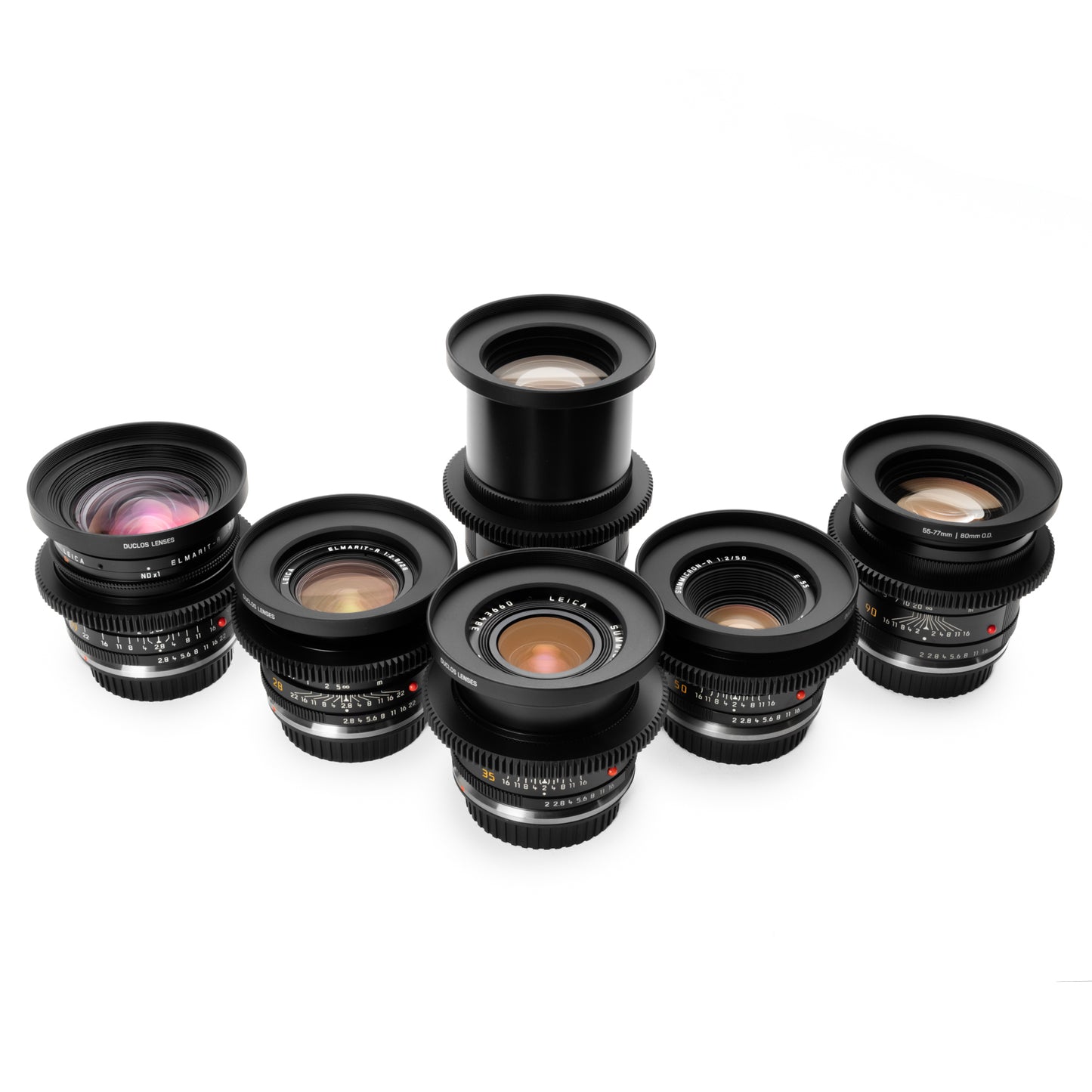 6-LENS LEICA R SUMMICRON+ Canon EF CINESET (1990s)