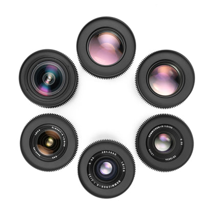 6-LENS LEICA R SUMMICRON+ Canon EF CINESET (1990s)