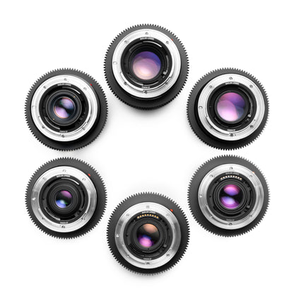 6-LENS LEICA R SUMMICRON+ Canon EF CINESET (1990s)