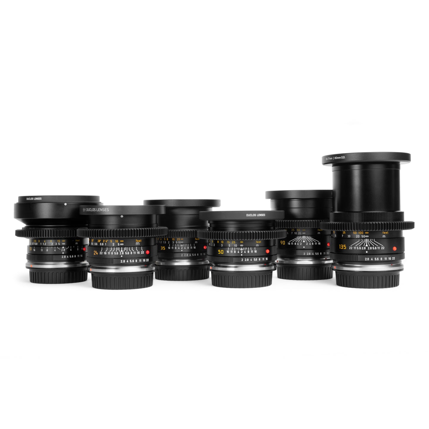 6-LENS LEICA R SUMMICRON+ Canon EF CINESET (1980s)