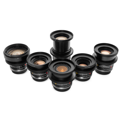 6-LENS LEICA R SUMMICRON+ Canon EF CINESET (1980s)