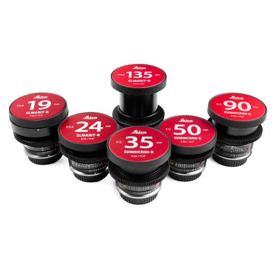 6-LENS LEICA R SUMMICRON+ Canon EF CINESET (1980s)