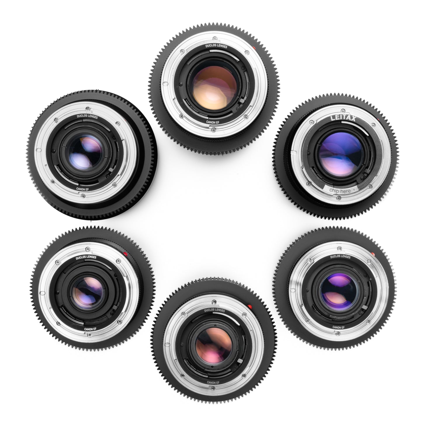 6-LENS LEICA R SUMMICRON+ Canon EF CINESET (1980s)