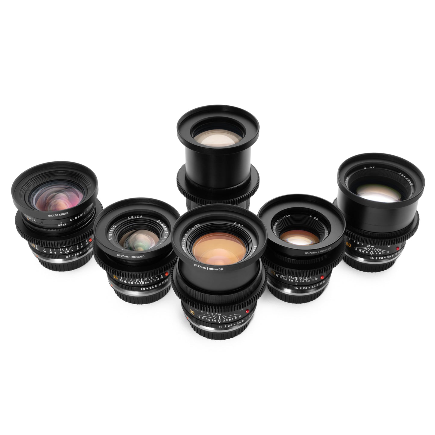 6-LENS LEICA R SUMMILUX+ Canon EF CINESET (1990s)