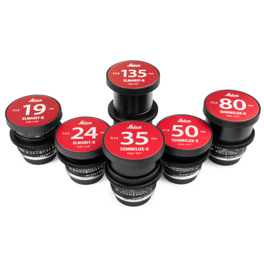 6-LENS LEICA R SUMMILUX+ Canon EF CINESET (1990s)
